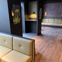 restaurantinventar ompolstret