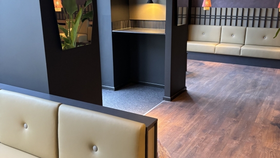 restaurantinventar ompolstret